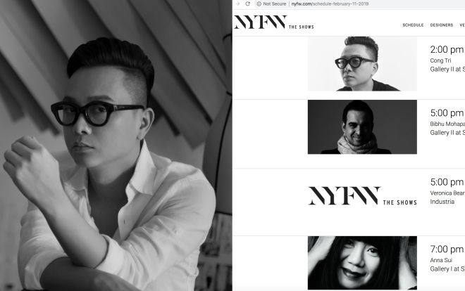 NTK Công Trí bắt tay cùng stylist của Selena Gomez tại New York Fashion Week