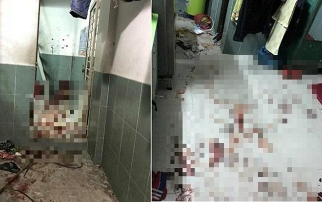 Gần 20 người đi ô tô cầm hung khí chém gục 4 thanh niên đang ngồi nhậu trong phòng trọ