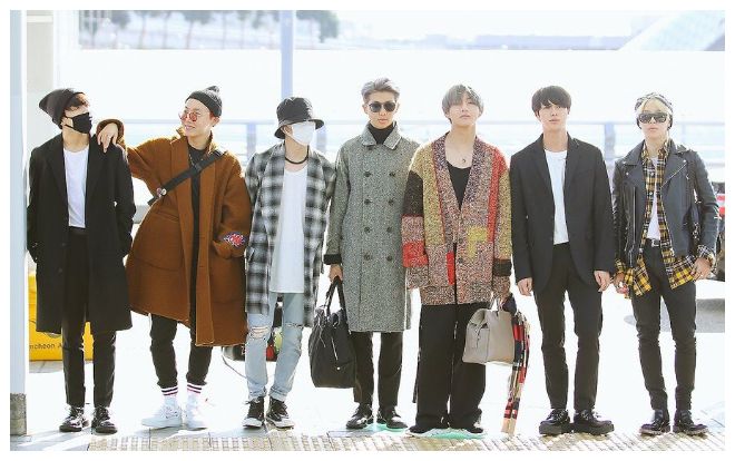 Phong cách thời trang sân bay chất lừ của BTS