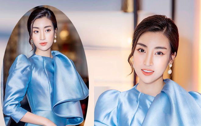 Hoa hậu Đỗ Mỹ Linh hóa thành đóa hồng xanh kiêu sa và khác biệt