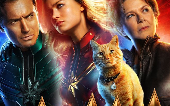 'Captain Marvel' công bố 10 poster nhân vật: Đến con mèo cũng có ảnh riêng, vai của Jude Law vẫn được giữ bí mật