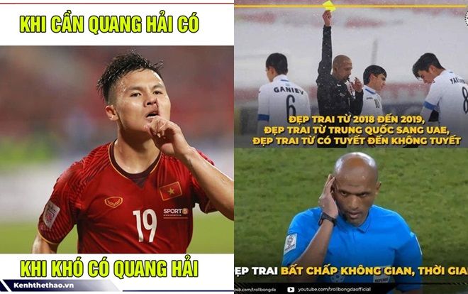 Những bức ảnh chế 'căng đét' và phát hiện thú vị của dân mạng sau chiến thắng 2-0 của tuyển Việt Nam trước đối thủ Yemen