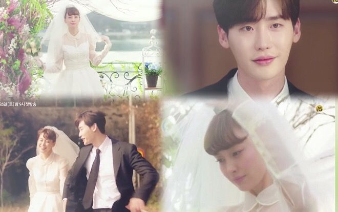 Trailer 'Romance is A Bonus Book': Lee Jong Suk - Lee Na Young nắm tay bỏ chạy trong ngày cưới, họ từng kết hôn?