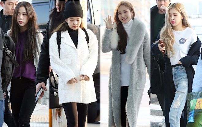 Park Min Young đọ sắc với Blackpink tại sân bay, phản ứng khác biệt giữa diễn viên và idol trước ống kính