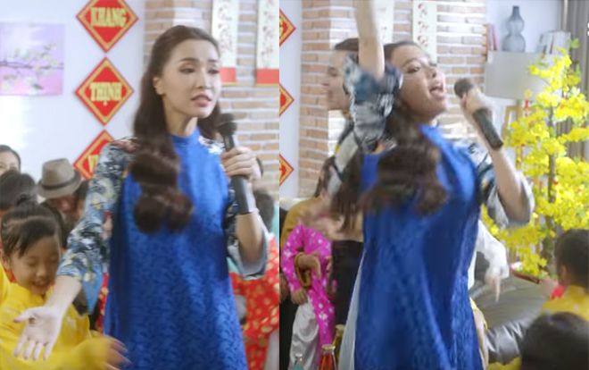 Cười xỉu vì Bích Phương mặc áo dài quẩy tưng bừng đến nỗi rách toạc cả nách