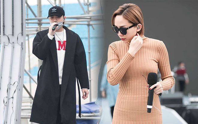 Tóc Tiên, Soobin Hoàng Sơn cùng dàn nghệ sĩ tổng duyệt dưới cái lạnh 'thấu xương' cho đêm nhạc 'khủng' tại Hà Nội