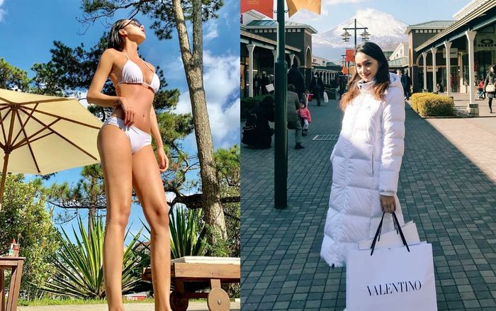 Hương Giang diện áo phao kín mít, Minh Triệu mặc áo tắm khoe mọi ngóc ngách cơ thể