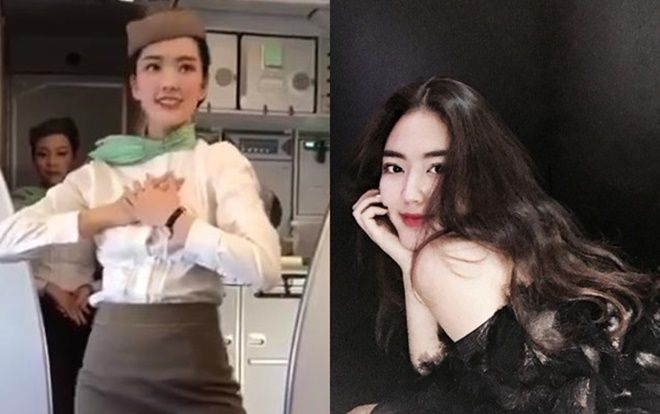 Dân mạng phát sốt trước nhan sắc cực phẩm của nữ tiếp viên hàng không múa dẻo trên máy bay đang hot mấy ngày nay