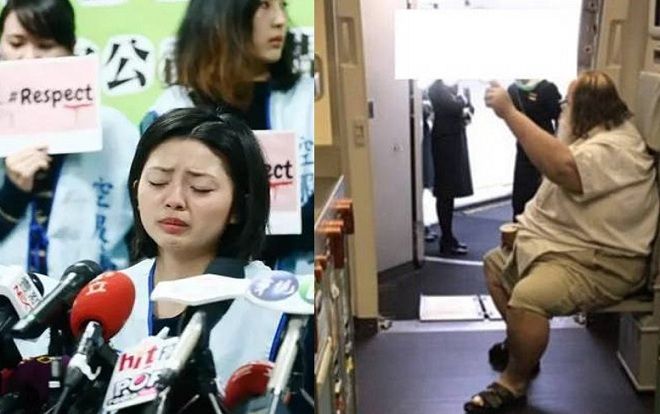 Phẫn nộ nữ tiếp viên hàng không bị ép chùi mông cho hành khách