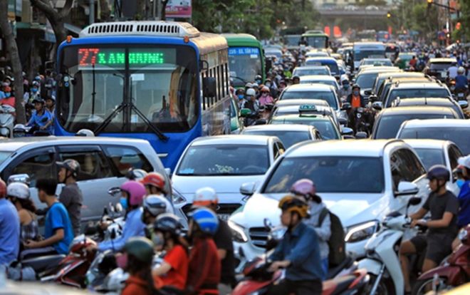 TP HCM lên nhiều phương án đối phó kẹt xe dịp cận Tết