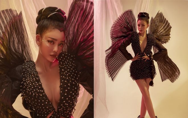 Ngọc Ny The Voice hóa nàng bướm bí ẩn, gợi cảm, thu hút mọi ánh nhin