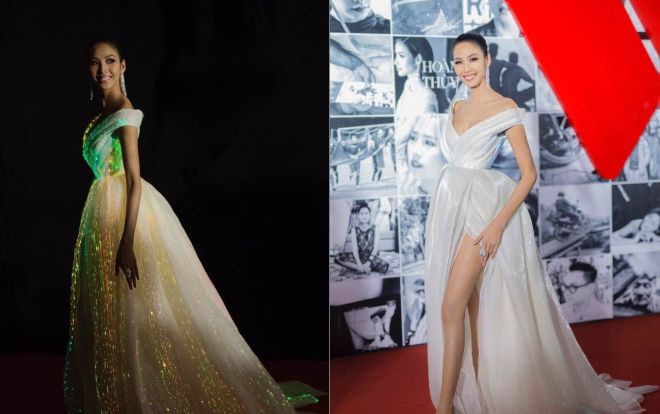 Trước Miss Universe 2019, cùng nhìn lại loạt váy áo nữ tính hết mức của Hoàng Thùy