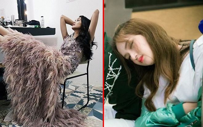 Bị chụp lén khi ngủ gật, Hương Giang đẹp không góc chết, nhìn Elly Trần cười ngặt nghẽo!