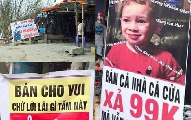 Cười té ghế với những biển quảng cáo xả hàng bá đạo chỉ có ở Việt Nam