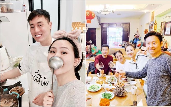 Hot boy, hot girl rộn ràng khoe mâm cỗ tự tay làm cúng ông Công ông Táo