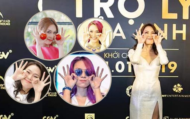 Từ thời 'Họa mi tóc nâu' đến lúc trở thành 'Chị trợ lý', Mỹ Tâm vẫn trung thành với pha tạo dáng 'ngộ nghĩnh' này