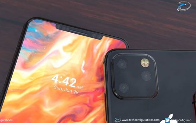 Mãn nhãn với iPhone XI Max đẹp không thể rời mắt cùng camera khủng ở mặt lưng