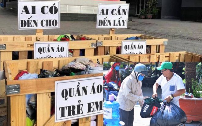 Phía sau tủ đồ ‘Ai cần đến lấy, ai có đến cho’ dành tặng người nghèo ở Sài Gòn: 'Chỉ cần thấy họ vui là Tết đã về rồi'