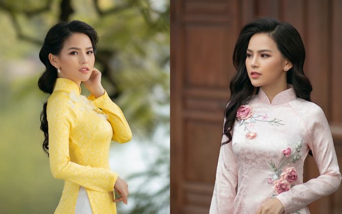 'Thánh nữ mì gõ' hoá thiếu nữ dịu dàng trong tà áo dài Xuân