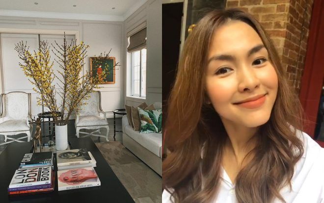 Căn biệt thự đầy hoa đón Tết của gia đình Tăng Thanh Hà khiến fan xuýt xoa