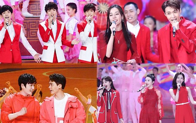 Sâu khấu của TFBOYS, Lý Dịch Phong - Chu Nhất Long và Địch Lệ Nhiệt Ba bừng sáng tại 'Đêm hội mùa xuân CCTV 2019'