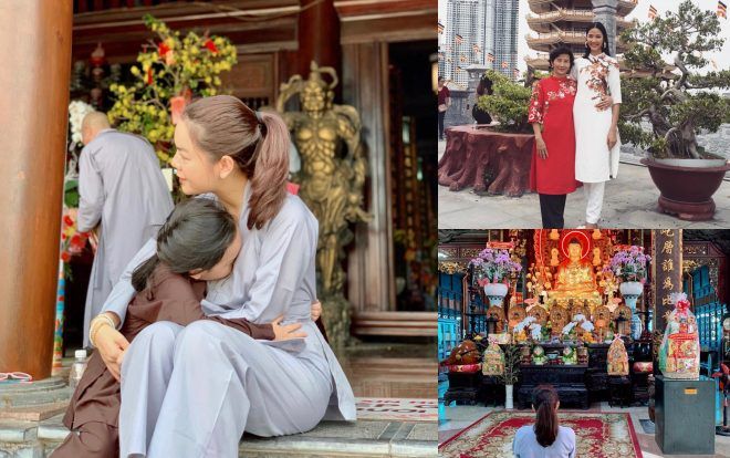 Sao Việt 'xúng xính' lễ chùa đầu năm mừng xuân Kỷ Hợi