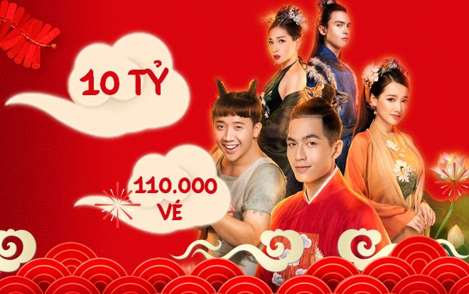 Chỉ trong ngày mồng Một Tết Nguyên Đán 2019, phim 'Trạng Quỳnh' đạt 10 tỷ đồng với lượng vé hơn hẳn 'Siêu sao siêu ngố' năm ngoái