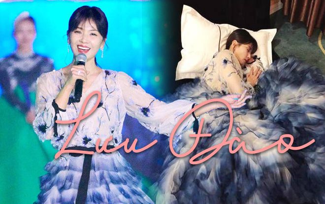 Khán giả xót xa khi thấy Lưu Đào nằm co ro trên nền đất giữa trời rét 0 độ, ngủ thiếp đi vì mệt trong lúc chờ diễn tại Gala mừng xuân CCTV 2019