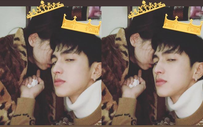 Bình An đăng anh tình tứ, nhiều người nói rằng đích thị là Á hậu Phương Nga