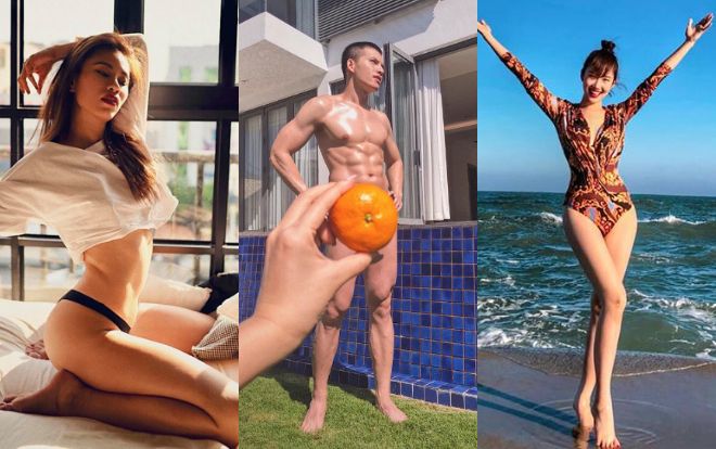 Ngày đầu năm, sao Việt đã khoe thân táo bạo, nhìn Đào Bá Lộc mà choáng váng