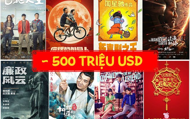 Phòng vé Trung Quốc sau 3 ngày Tết 2019 gần 500 triệu USD, Châu Tinh Trì cùng Thành Long phải nhường đất cho Hoàng Bột