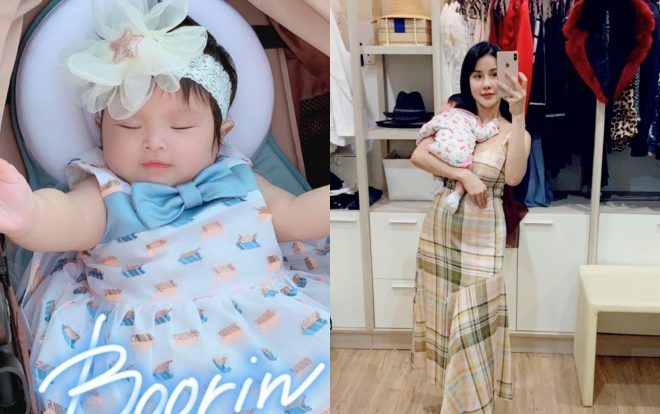 Diệp Lâm Anh lần đầu tiên khoe ảnh con gái khiến nhiều người trầm trồ