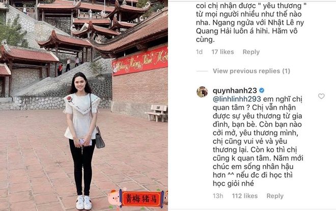 Bị chê ‘hãm vô cùng’, bạn gái Duy Mạnh đáp trả cực gắt: ‘Năm mới chúc em sống nhân hậu hơn’