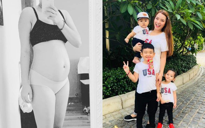 Khoe bụng bầu vượt mặt, Hải Băng tiết lộ giới tính và tên dễ thương của nhóc tì thứ 3