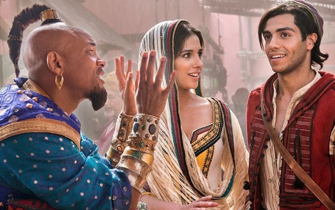 Ngay Grammys 2019, Disney tung clip mới ‘Aladdin’ với tạo hình thần đèn Will Smith