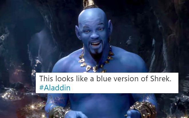 Cư dân mạng chê bai tạo hình Thần Đèn của Will Smith trong live-action 'Aladdin': Nhìn y như hàng fake!