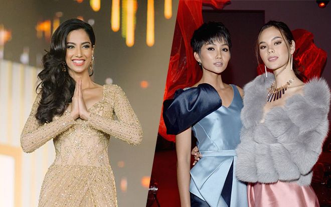 Hé lộ điểm số cao chót vót khiến người đẹp Ấn Độ 'bỏ xa' H'Hen Niê và 'mèo xám' Catriona Gray tại Miss Grand Slam 2018