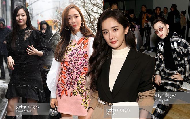 Dương Mịch, Henry Lau và chị em Jessica - Krystal tại 'Tuần lễ thời trang New York 2019'
