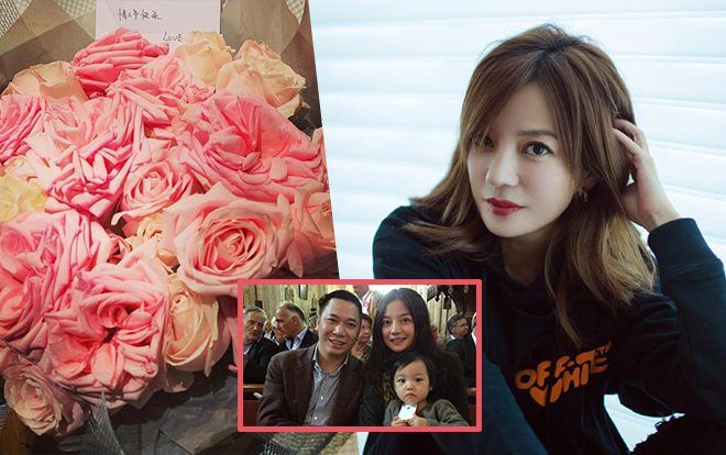 Đăng ảnh bó hoa được tặng dịp Valentine, Triệu Vy gián tiếp phủ nhận tin đồn ly thân với chồng