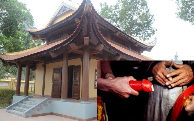 Bên trong ngôi miếu Đụ Đị nơi diễn ra lễ hội ‘tình phộc’ lúc nửa đêm