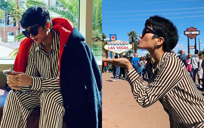 H'Hen Niê tự tin dùng song ngữ để 'phản pháo', đáp trả lại bình luận chê xấu ngay trên đất Mỹ