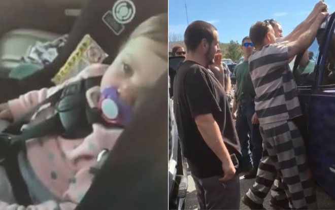 Thấy em bé mắc kẹt trong xe ô tô, 5 tù nhân hợp sức làm điều khiến ai cũng khen ngợi