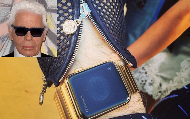 Apple đã tặng Karl Lagerfeld một chiếc Apple Watch đặc biệt giá 25.000 USD nhưng ông chưa bao giờ dùng nó