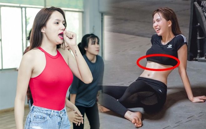 Lăn lộn trong phòng tập Hương Giang, Ngọc Trinh gợi cảm 'bỏng mắt' nhưng vẫn chưa bằng người này