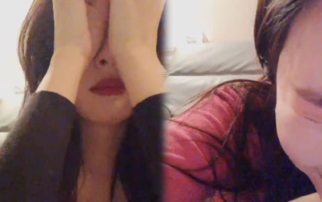 Bật khóc nức nở không rõ lí do dù đang livestream: Sunmi ơi, sao thế này?