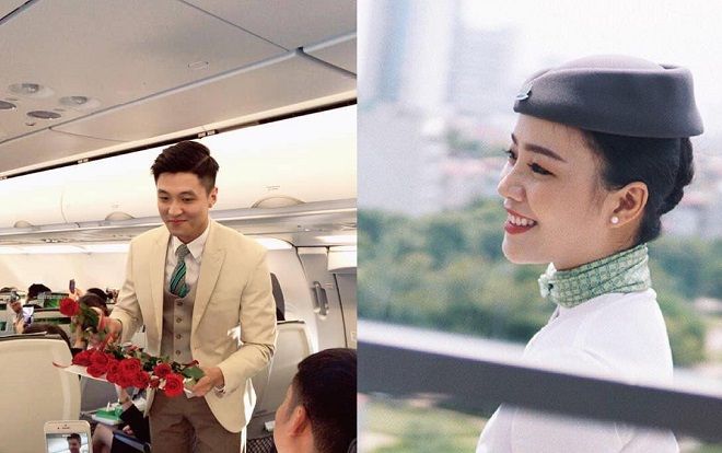 Danh tính cặp trai xinh gái đẹp làm tiếp viên hàng không khiến dân tình ‘điên đảo’