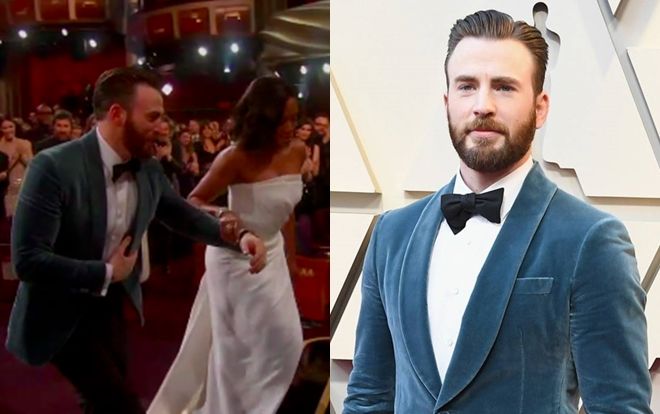 Oscar 2019: Hành động đẹp khiến Chris Evans trở thành quý ông lịch lãm nhất đêm trao giải