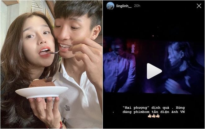 Bạn gái Bùi Tiến Dũng bị 'ném đá' vì đăng đoạn clip 8 giây phim 'Hai Phượng' lên story