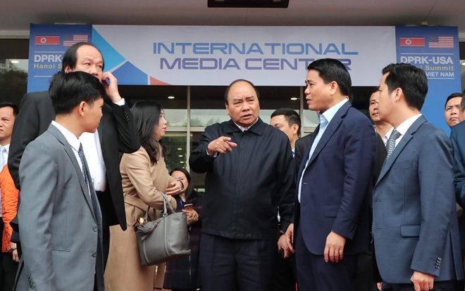 Thủ tướng kiểm tra và chỉ đạo công tác chuẩn bị cho Hội nghị thượng đỉnh Mỹ - Triều