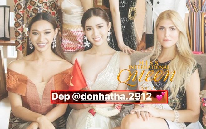 Nhật Hà khiến đối thủ phải 'xổ' tiếng Việt siêu đáng yêu ngợi khen nhan sắc tại Miss Int' Queen